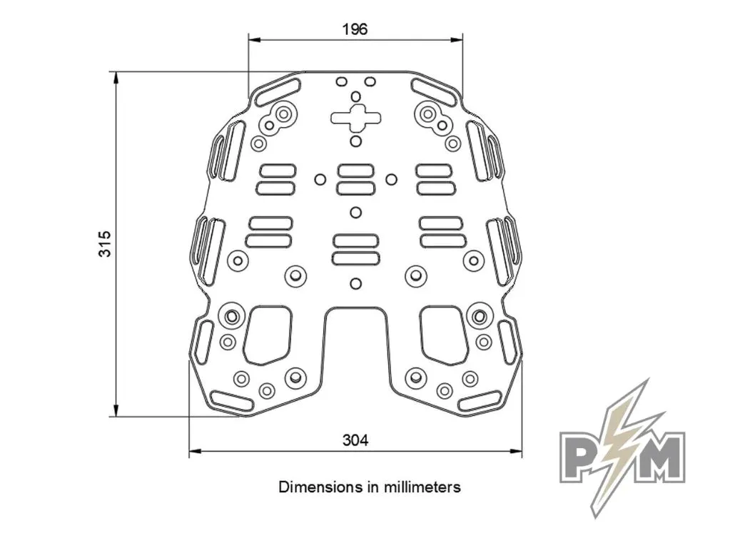 2021  KTM 1290 BILLET TOP RACK