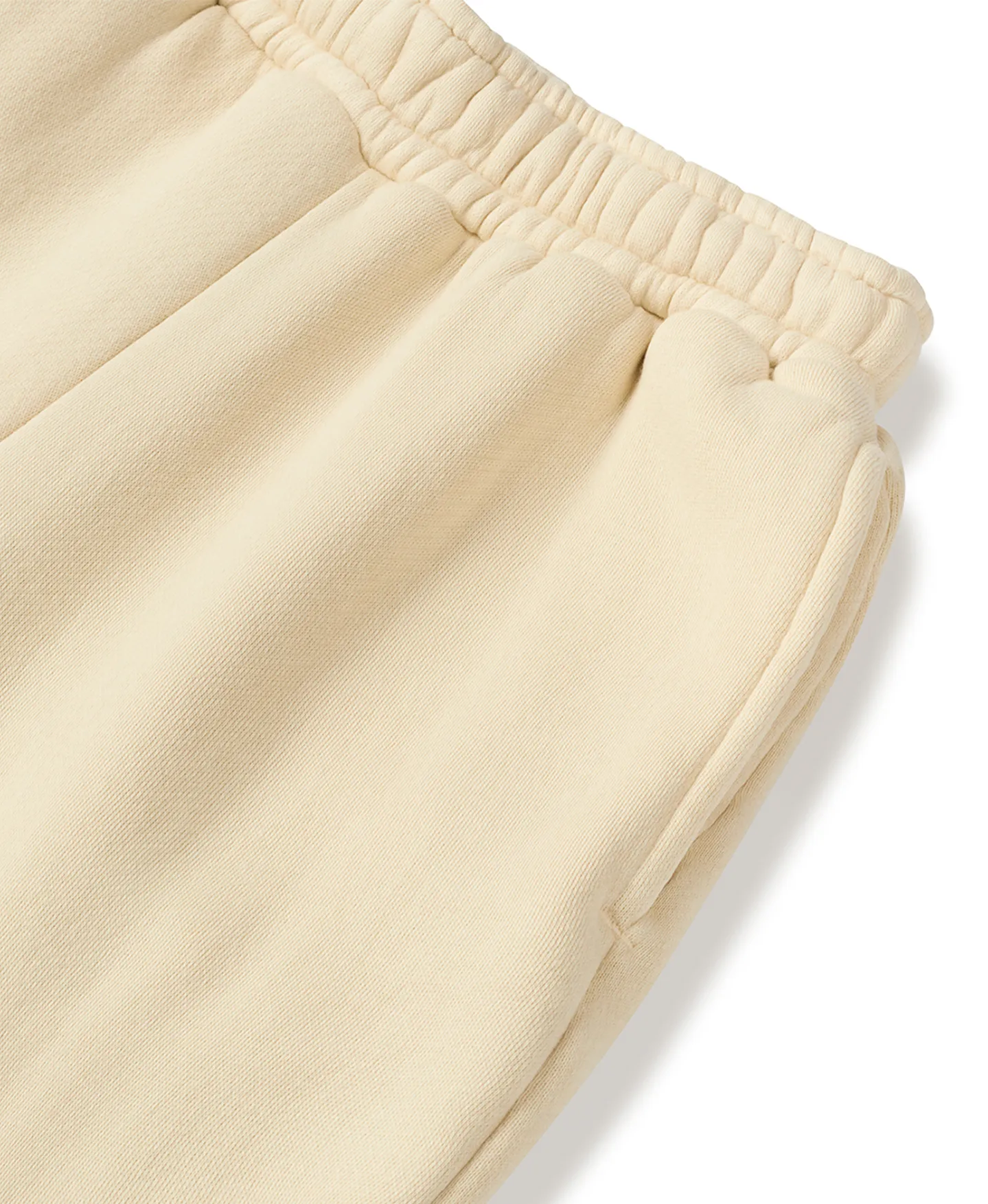 450 GSM 'Cloud Cream' Straight-leg Pants