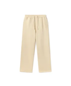 450 GSM 'Cloud Cream' Straight-leg Pants