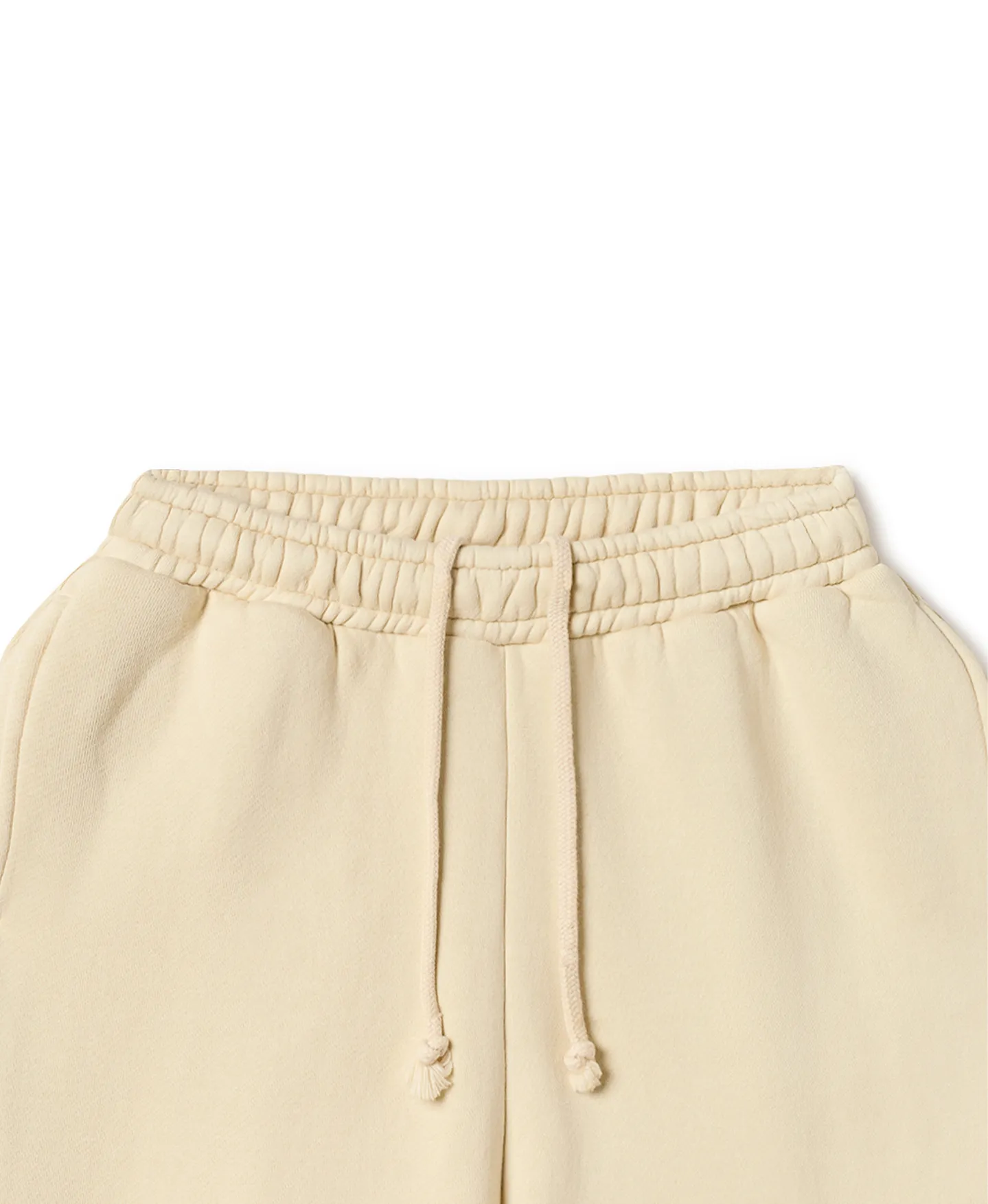 450 GSM 'Cloud Cream' Straight-leg Pants