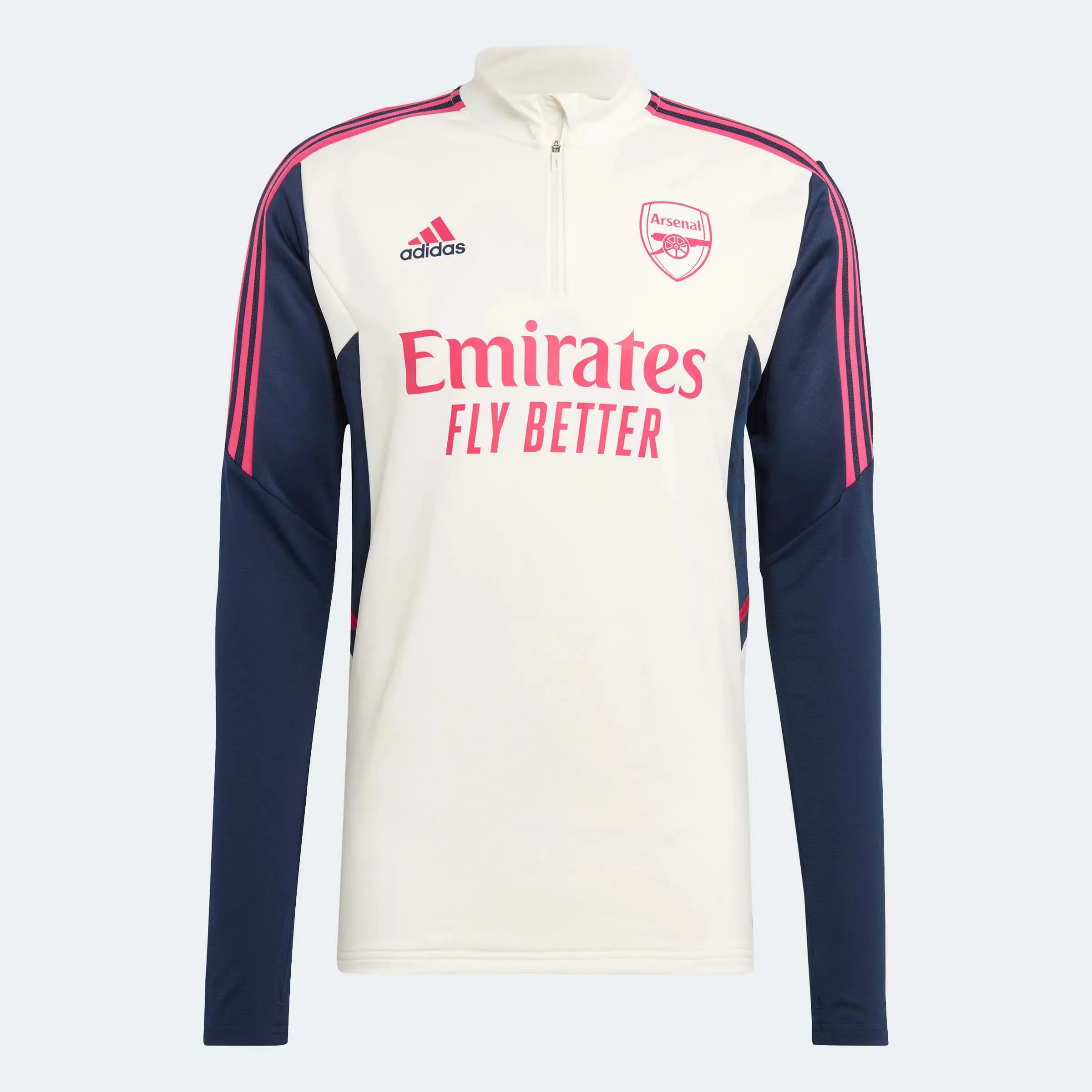 adidas 2023 Arsenal Condivo 22 Training Top - Off White-Collegiate Navy