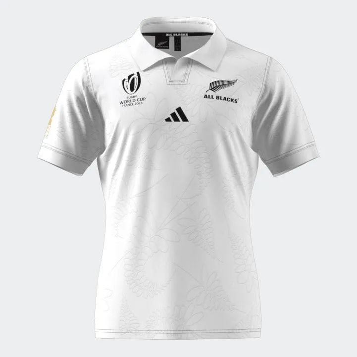 adidas New Zealand All Blacks Mens Rugby World Cup 2023 Away Rugby Shirt