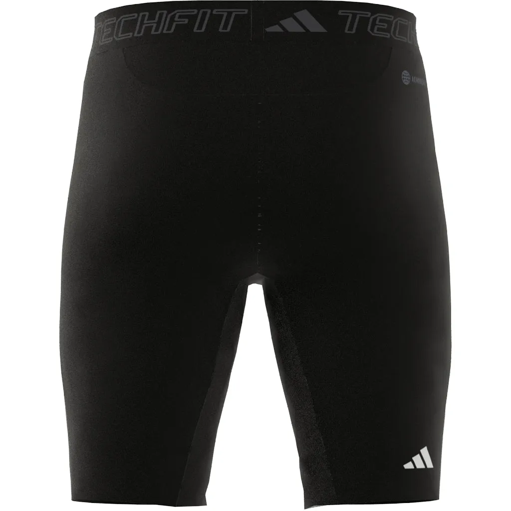 ADIDAS TECHFIT MEN'S TRAINING SHORT TIGHTS BLACK