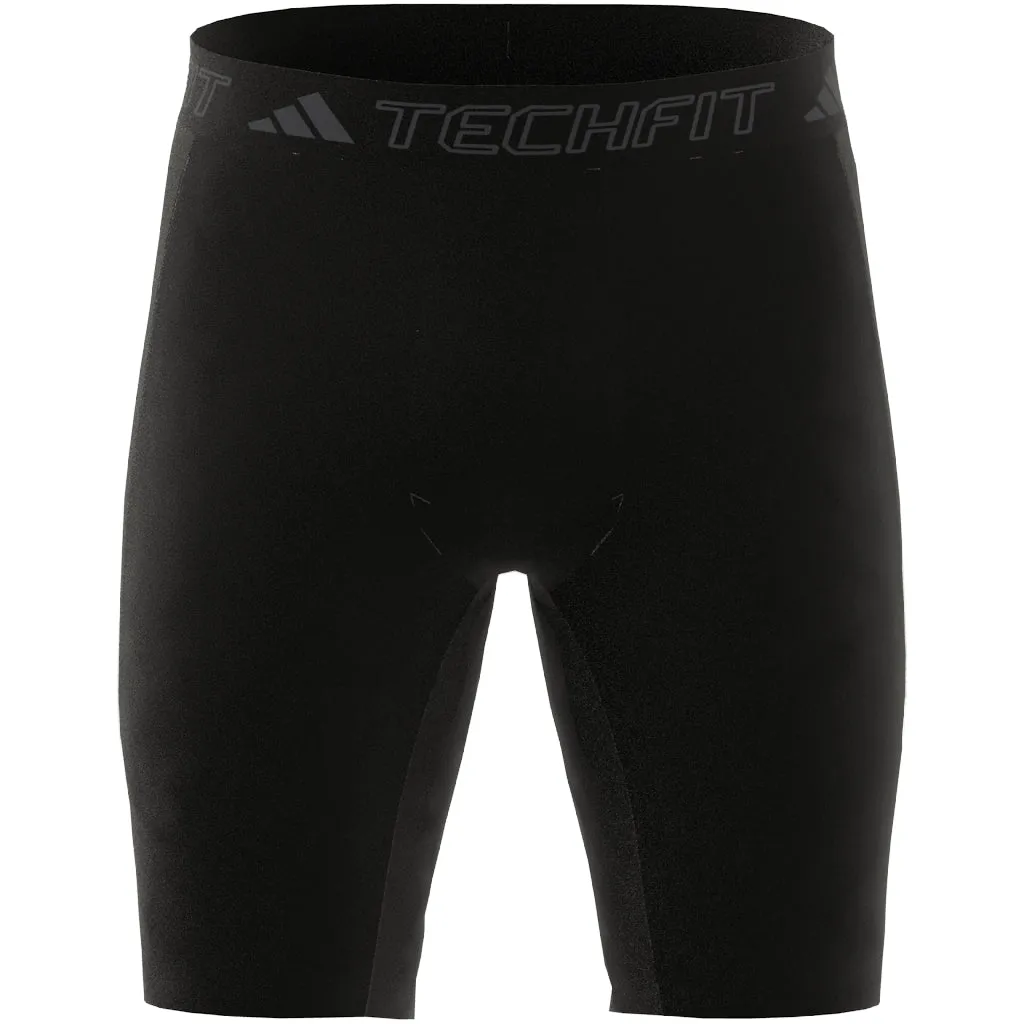 ADIDAS TECHFIT MEN'S TRAINING SHORT TIGHTS BLACK