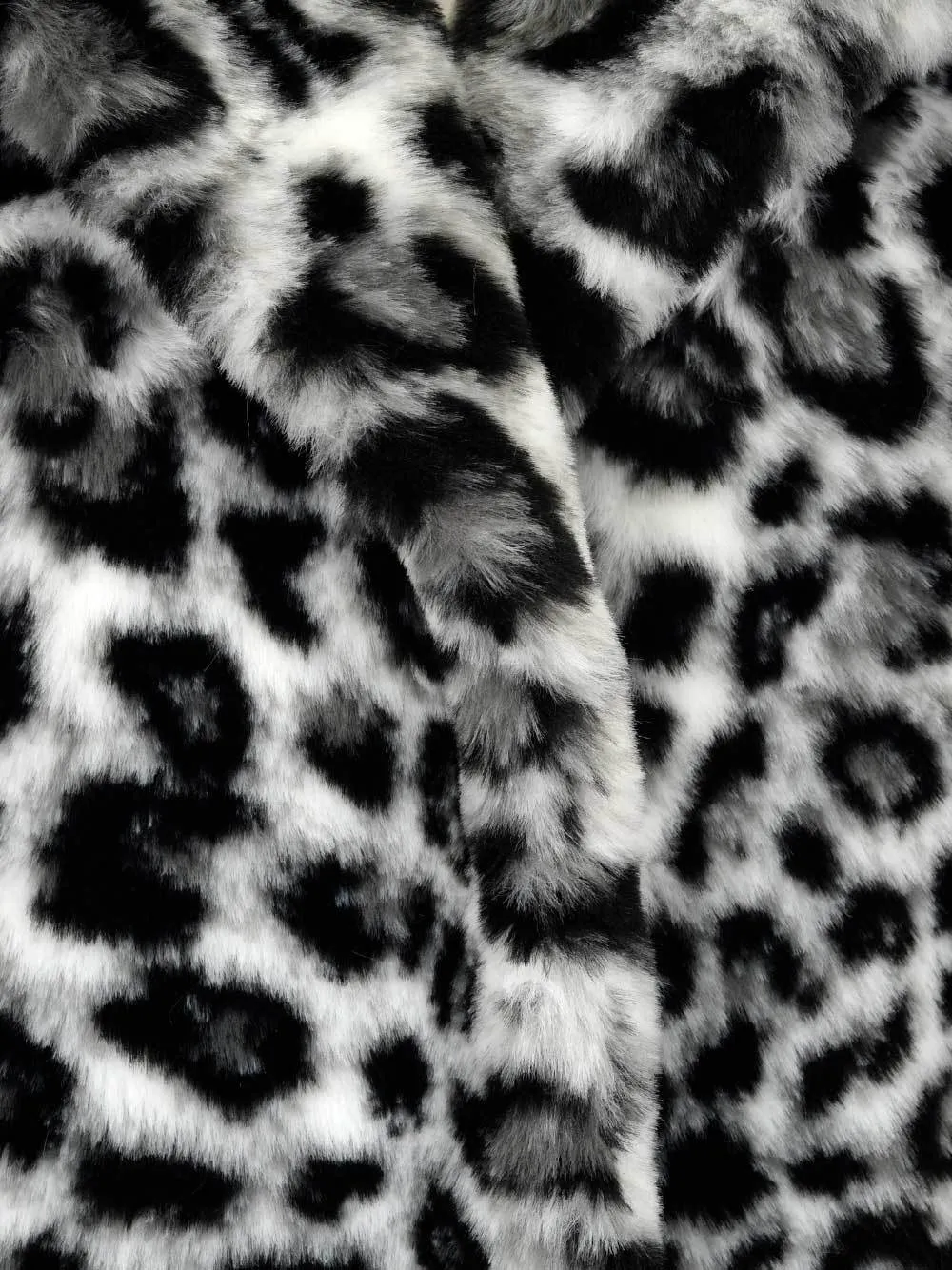 Alberta Ferretti Faux Fur Leopard Printed Coat