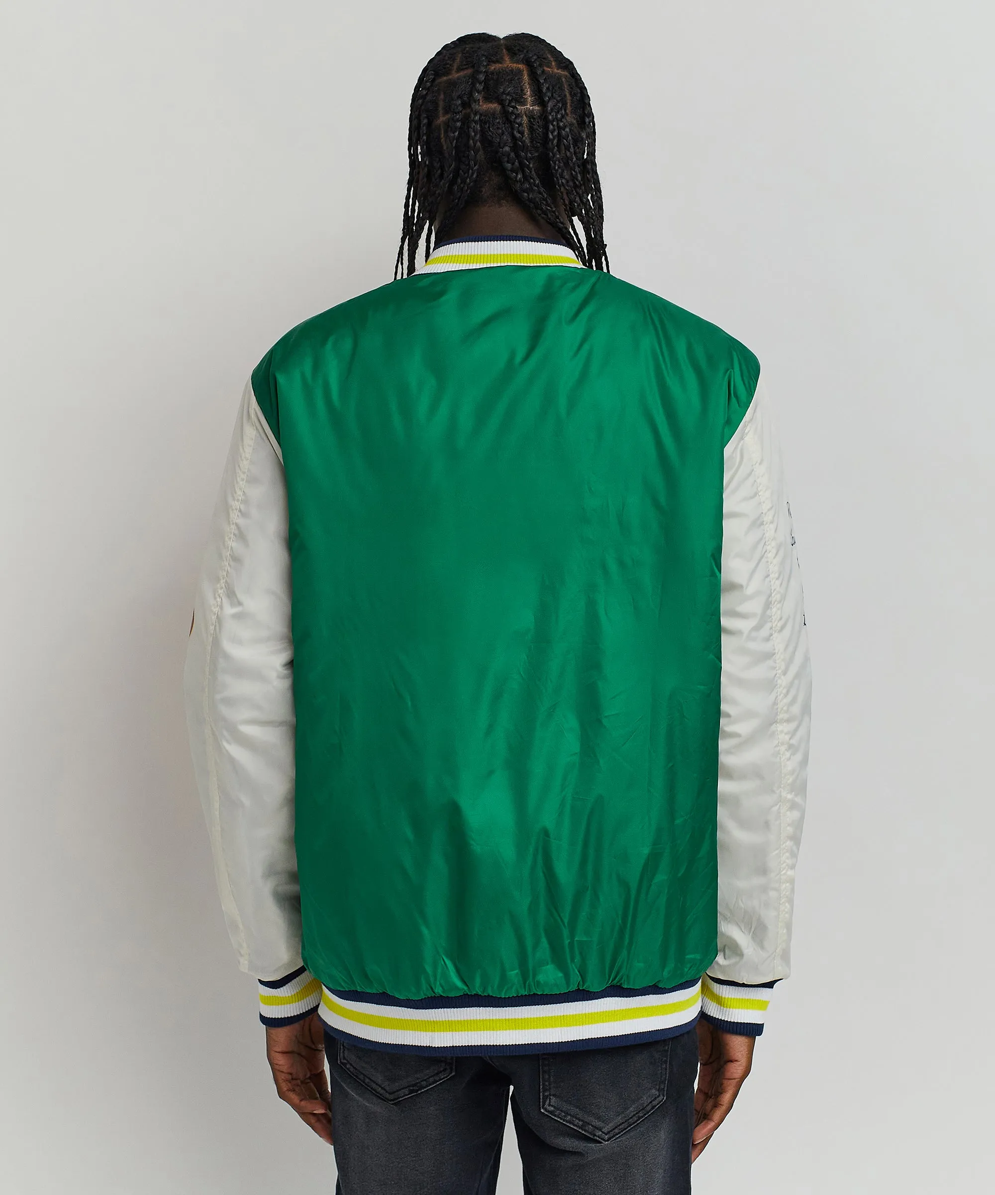 All Time Champ Nylon Bomber Varsity Jacket