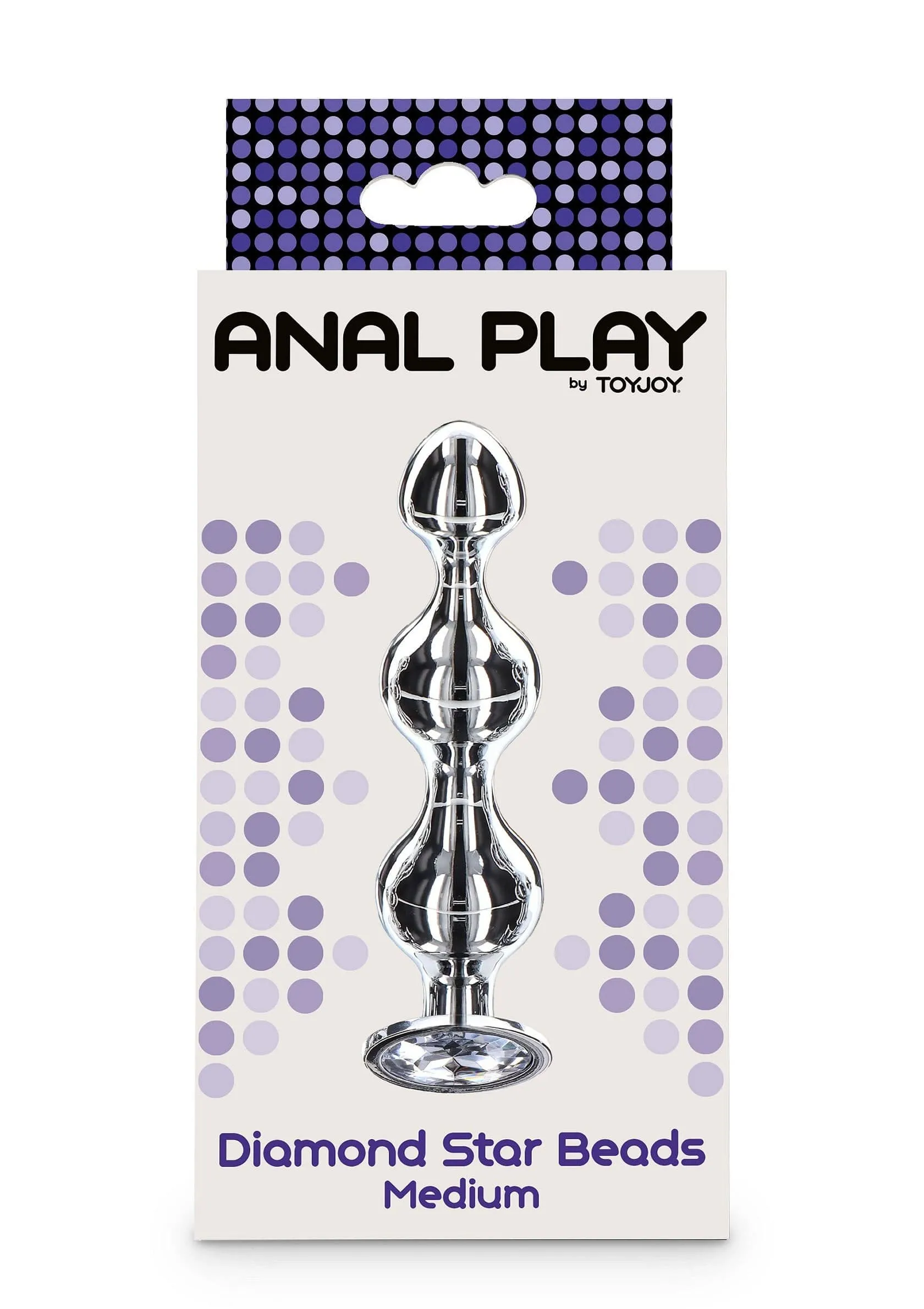 Anal Play Diamond Star Beads: Medium