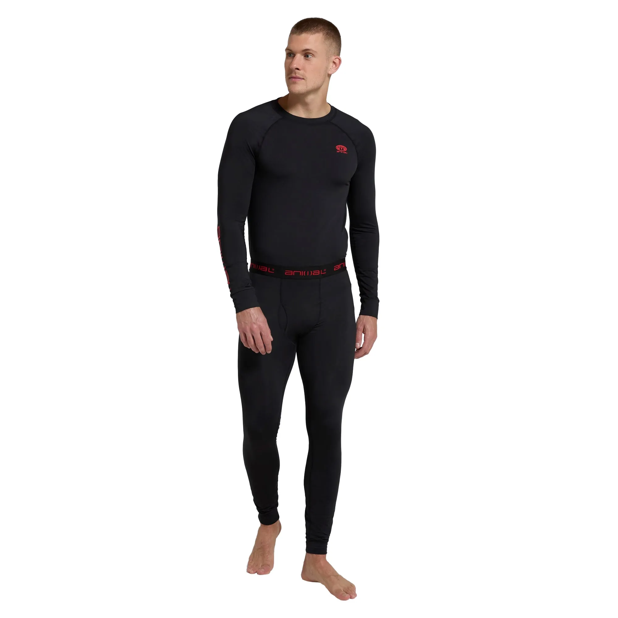 Animal Mens Off Piste Recycled Base Layer Bottoms