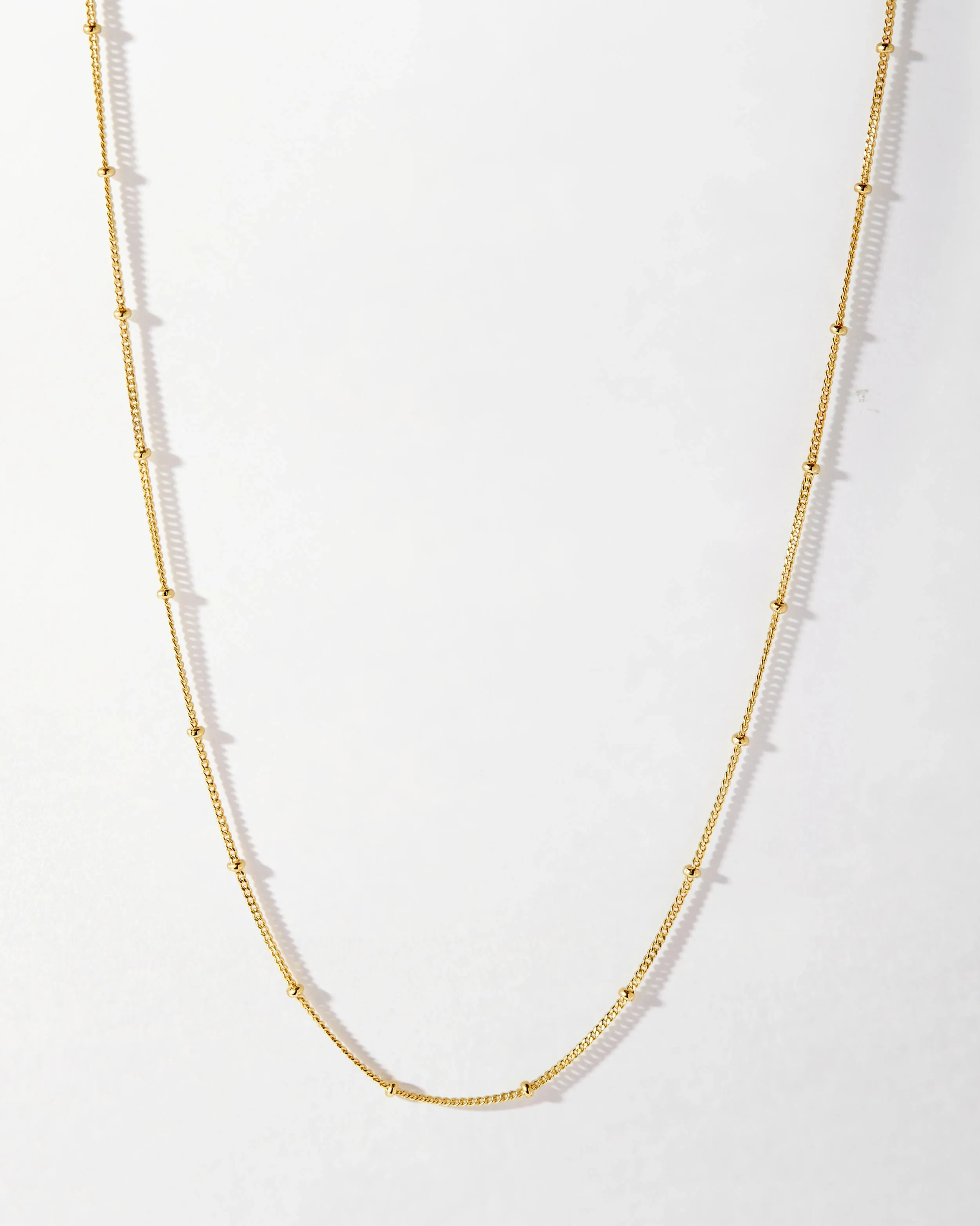 Ball Chain Necklace - Gold