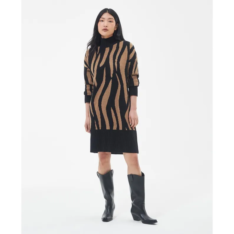 Barbour Pine Knitted Dress Black LDR0710BK11