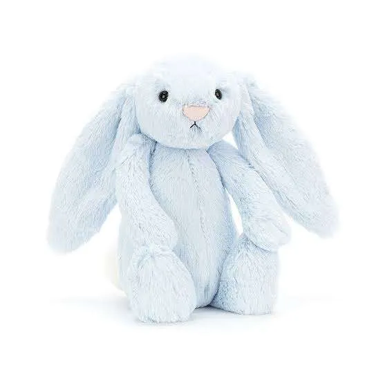 Bashful blue bunny