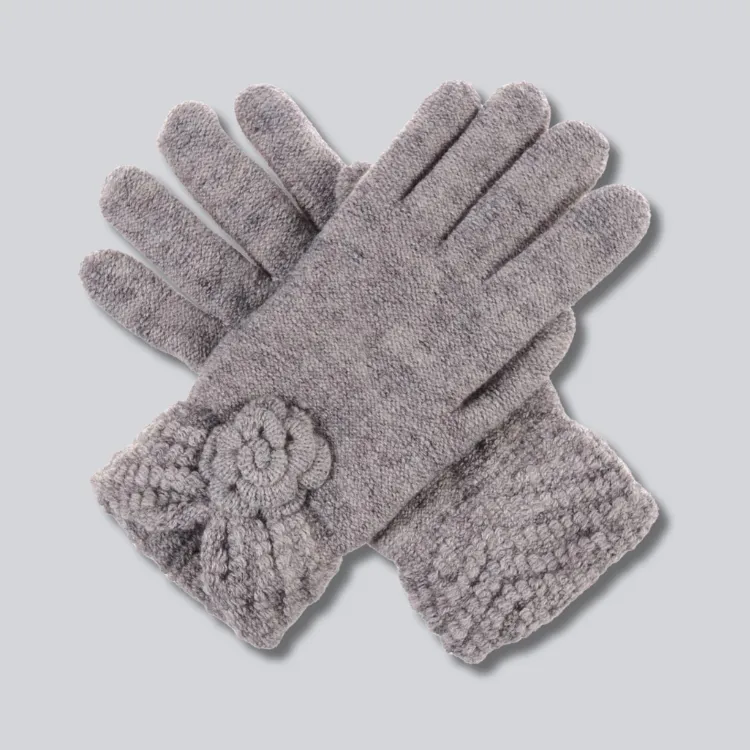 Beige Alpaca Gloves