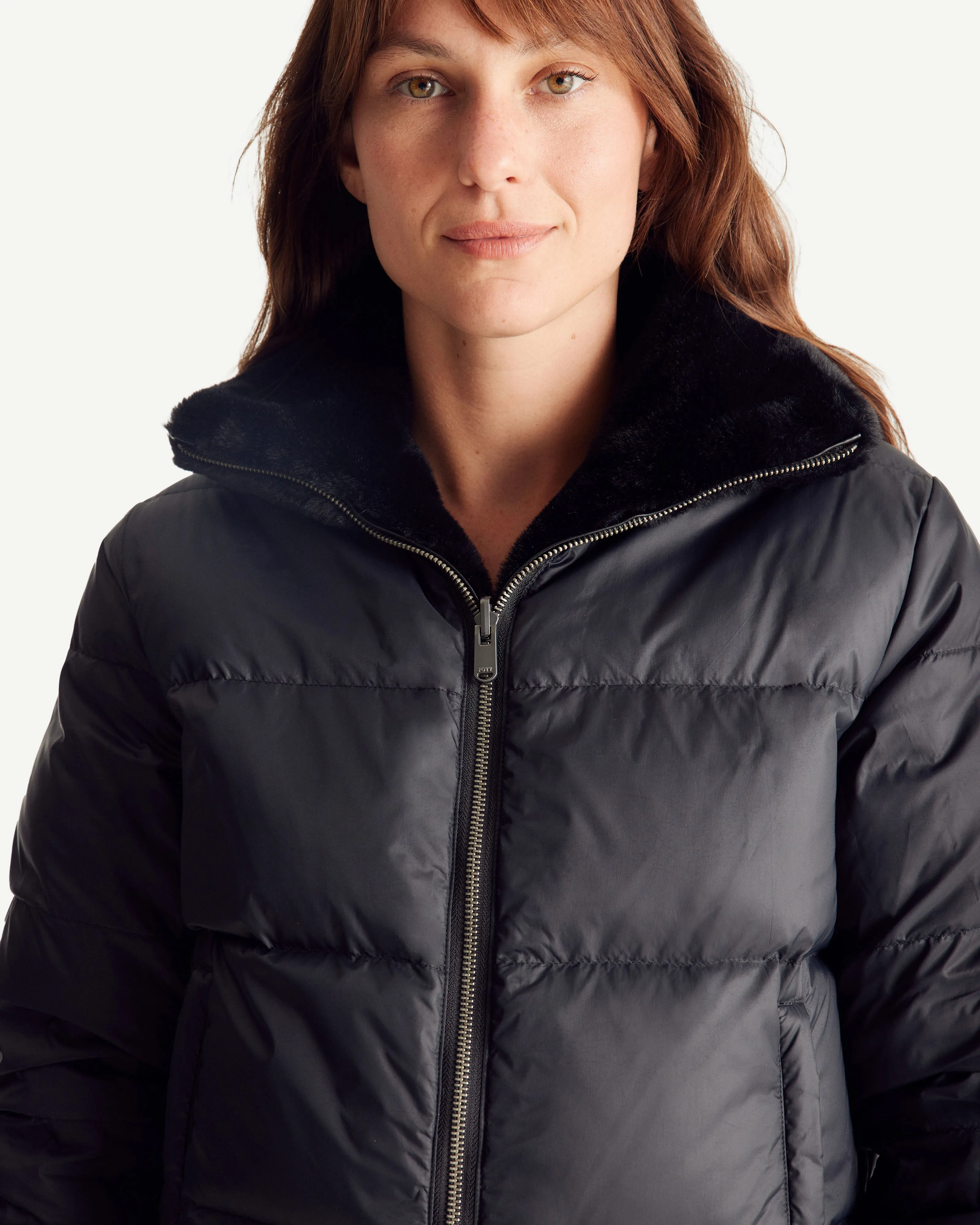 Black Gala Grand Froid reversible puffer jacket