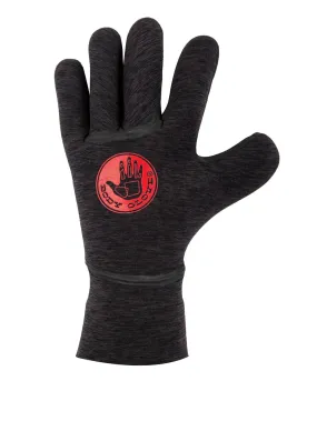 Body Glove 3mm Red Cell 5 Finger Gloves - Black