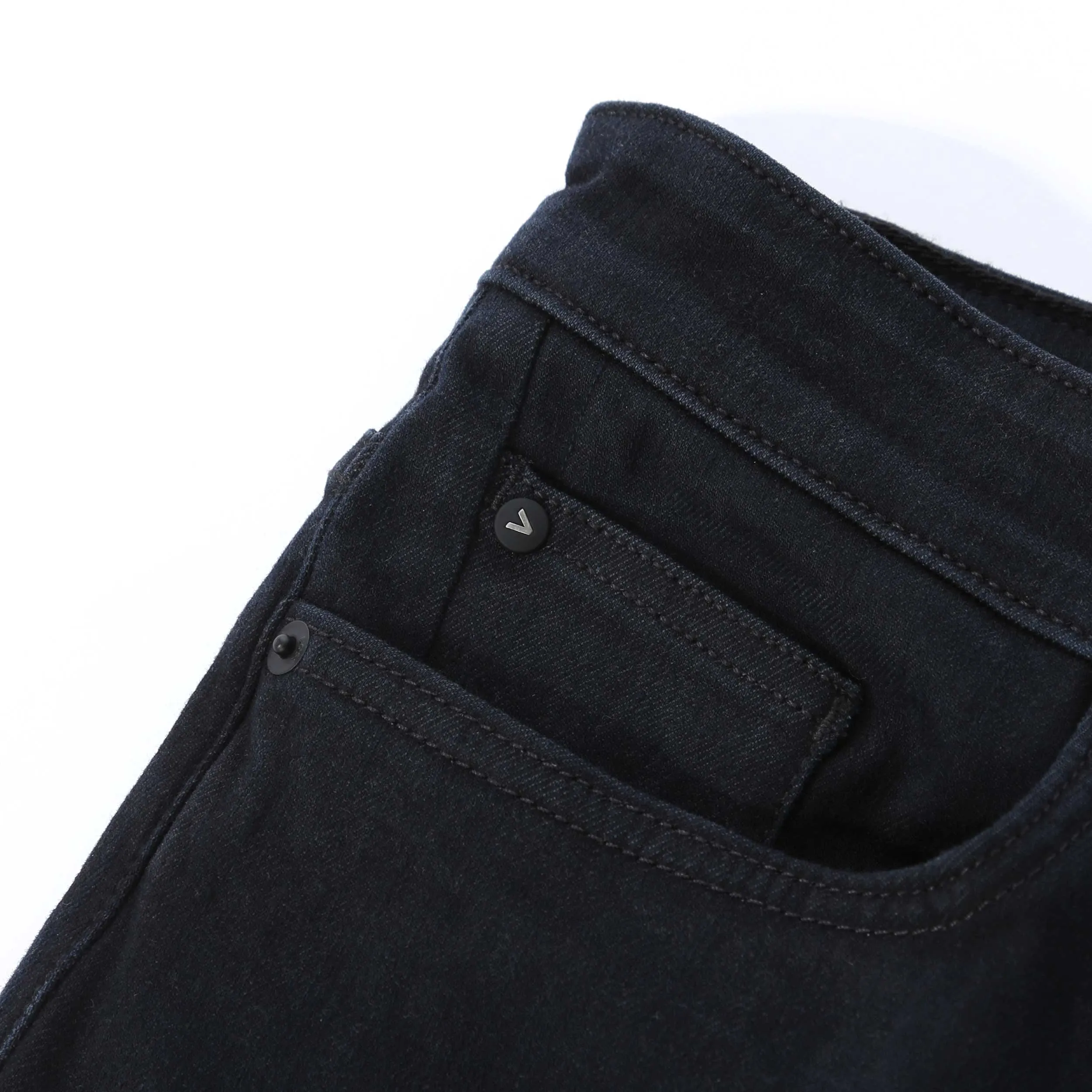 BOSS Delaware3-1 Jean in Black Blue Denim