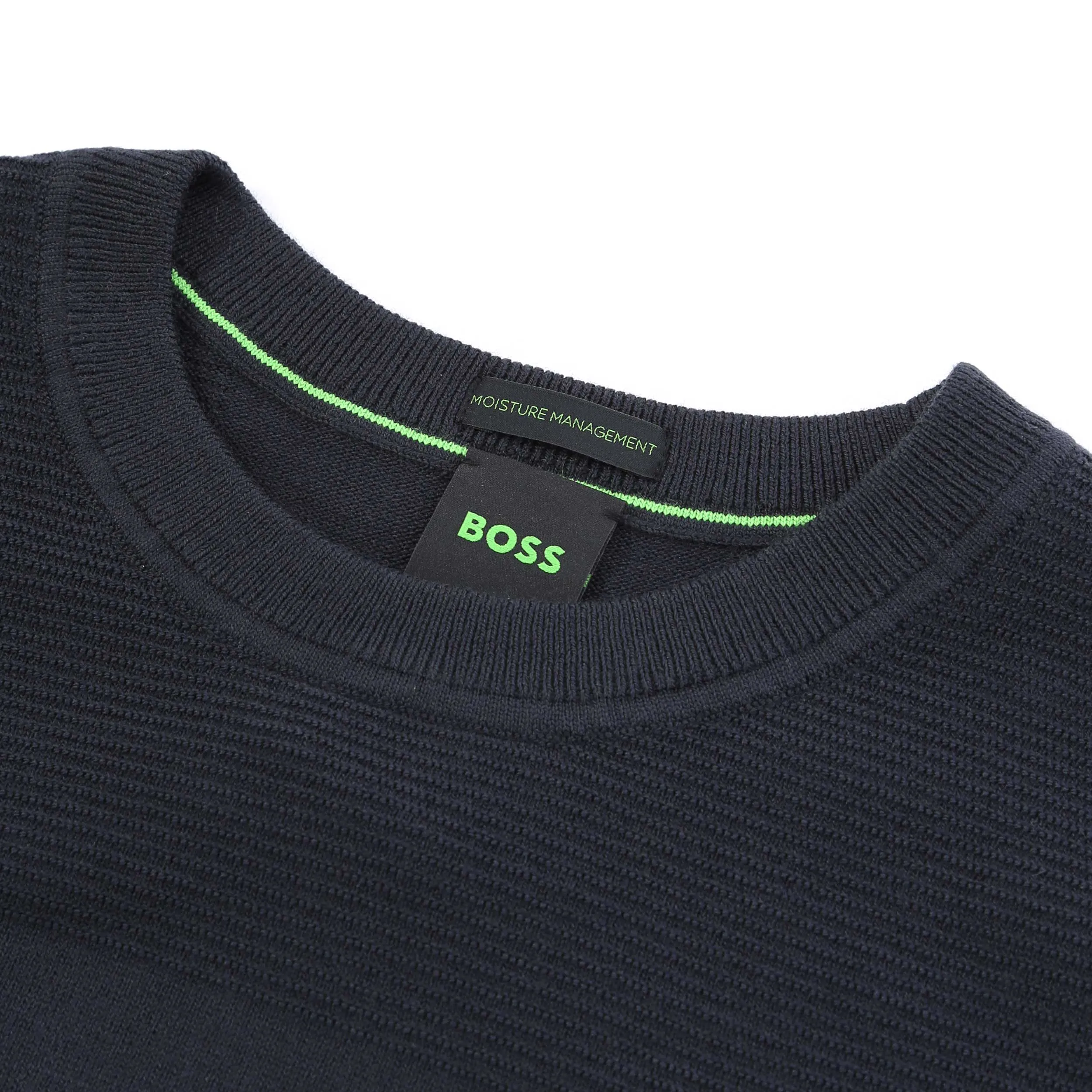 BOSS Momentum X CN Knitwear in Dark Blue