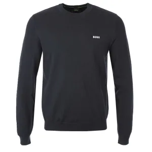 BOSS Momentum X CN Knitwear in Dark Blue