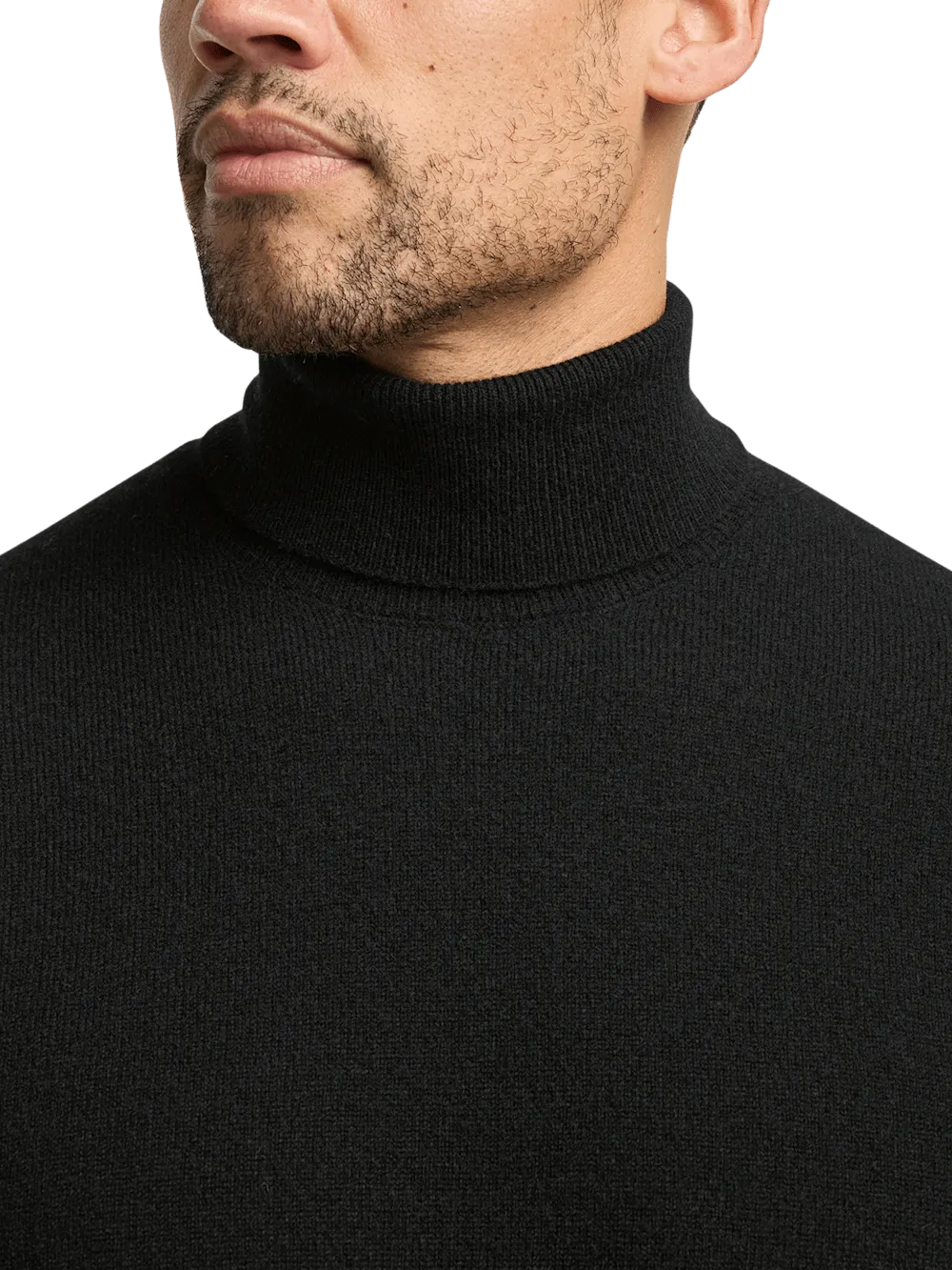 Cashmere Turtleneck Sweater - Black