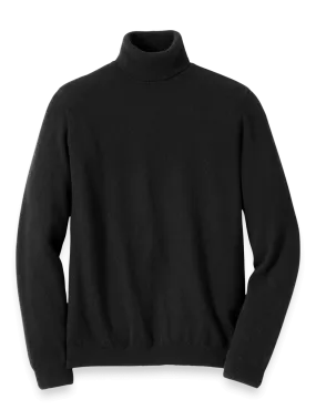 Cashmere Turtleneck Sweater - Black