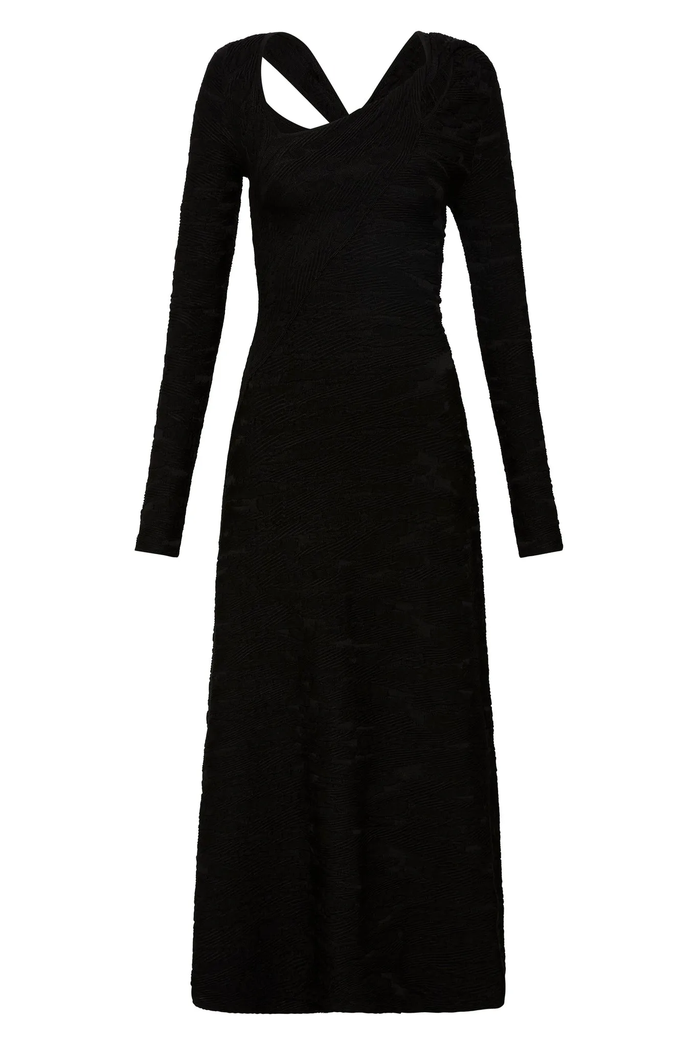 Celeste Twist Knit Midi Dress