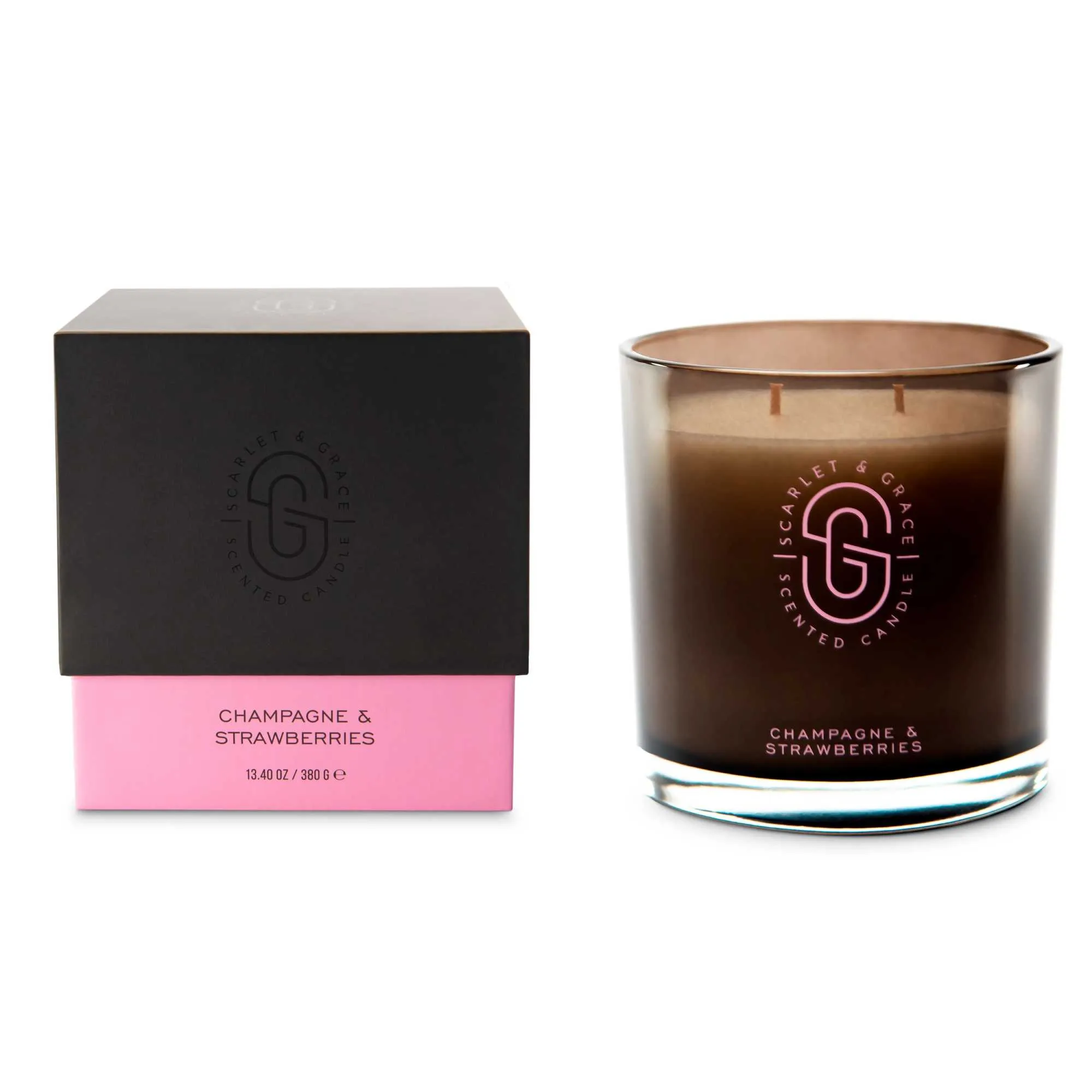 Champagne & Strawberries - 380 gram Soy Wax Candle