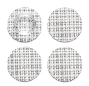 Chilewich Mini Basketweave Coasters - White – Set of 4