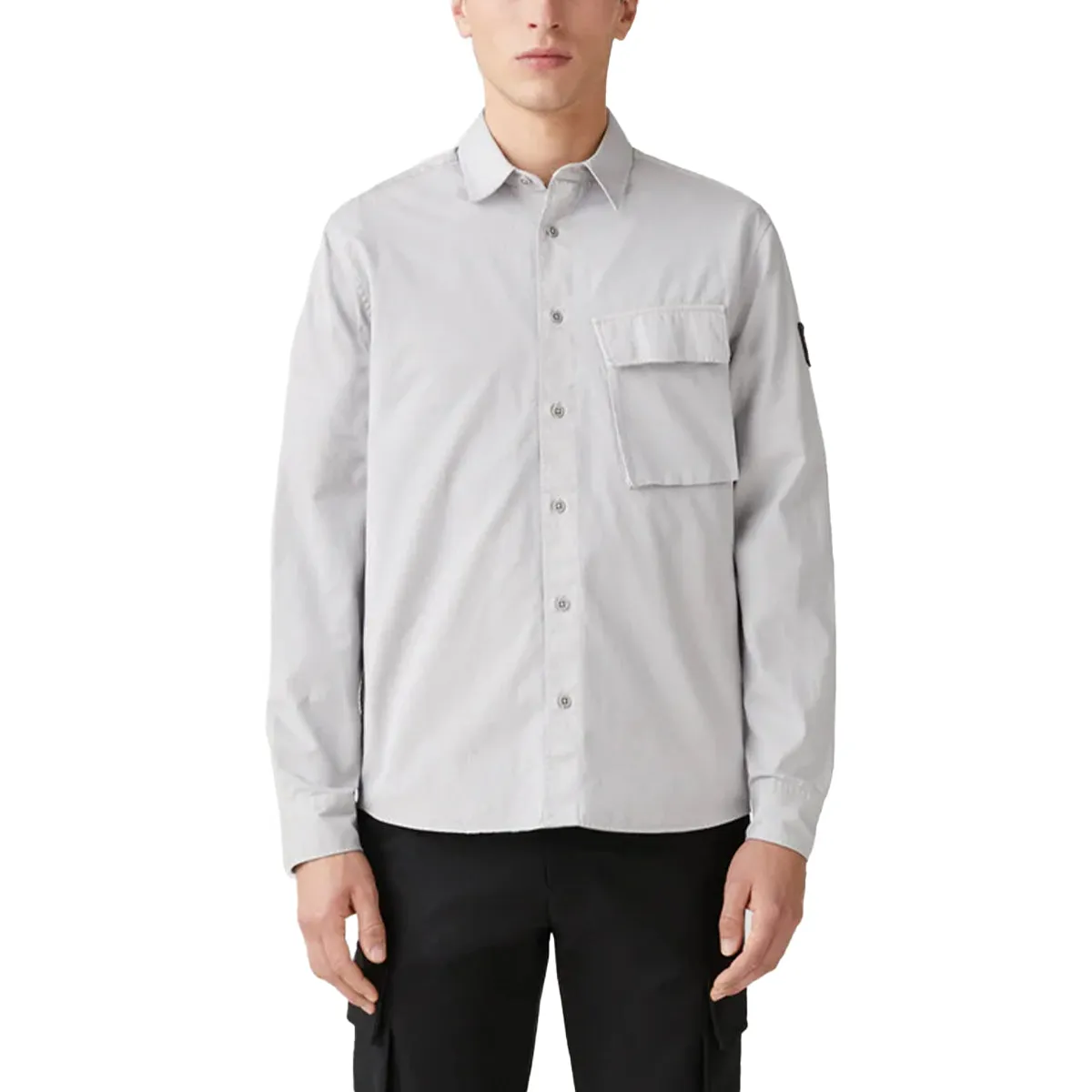 Chrome Grey Scale Long Sleeve Shirt