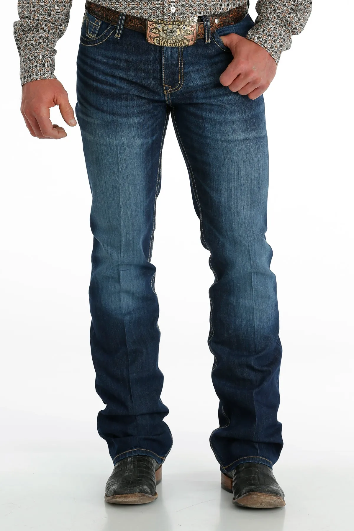 Cinch Men's Ian Slim Fit Jean in Rinse