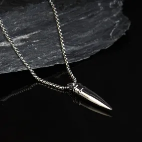 Classic Bullet Pendent With Chain