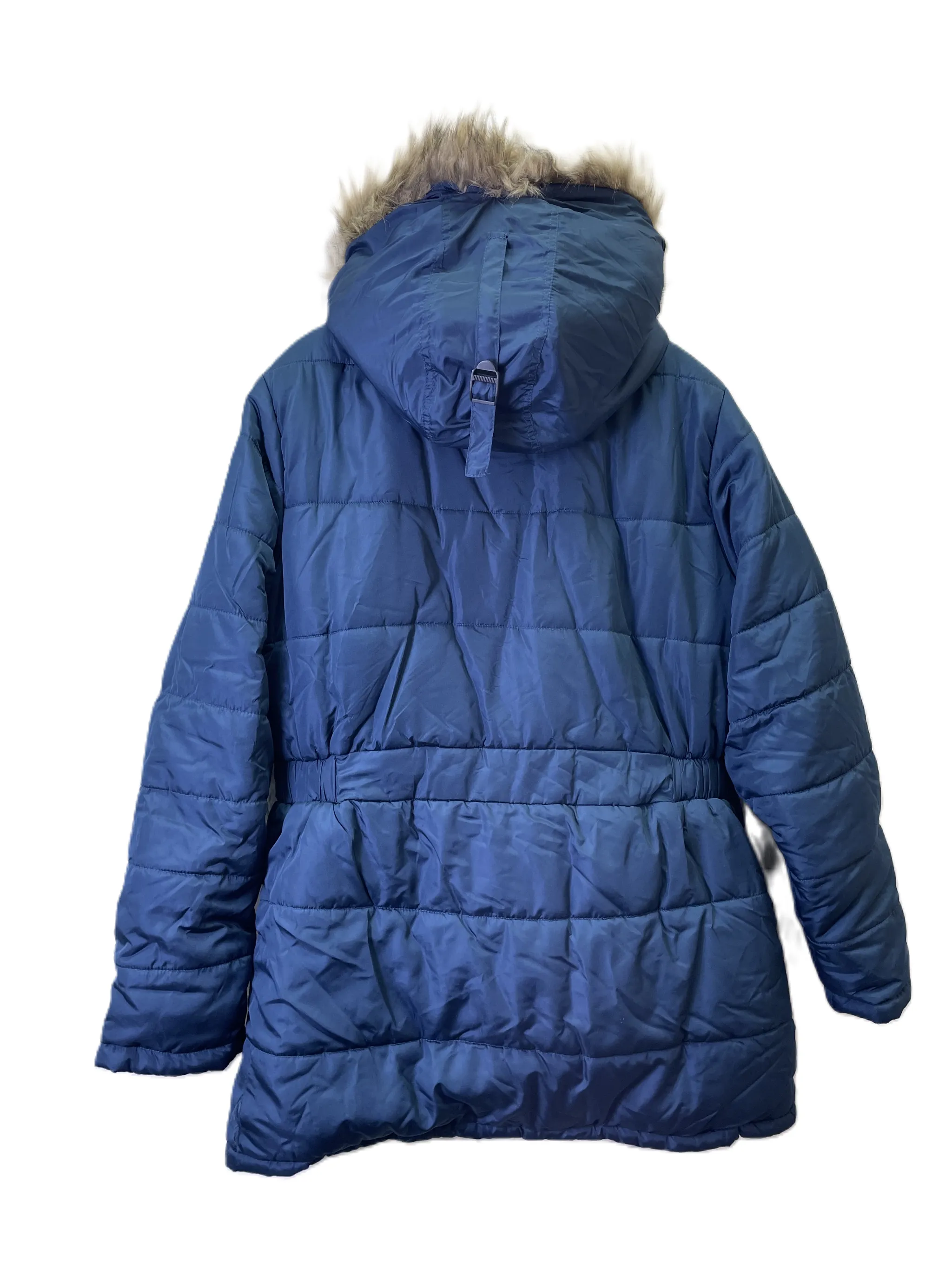 Coat Puffer & Quilted By CME In Blue, Size: 2x