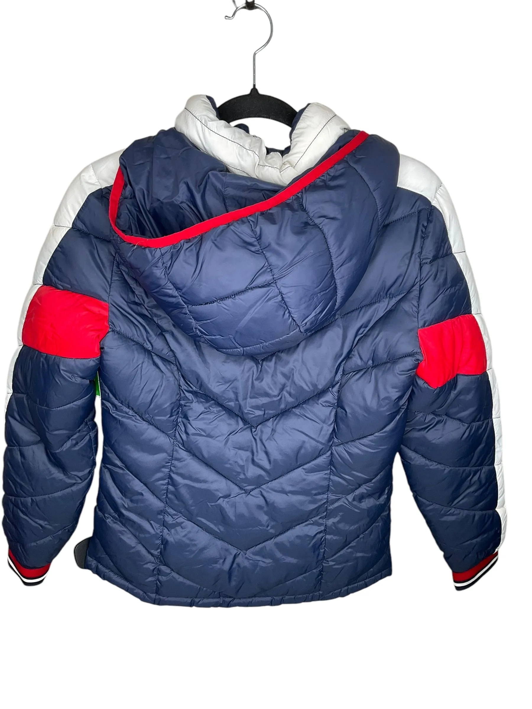 Coat Puffer & Quilted By Tommy Hilfiger In Blue, Size: S