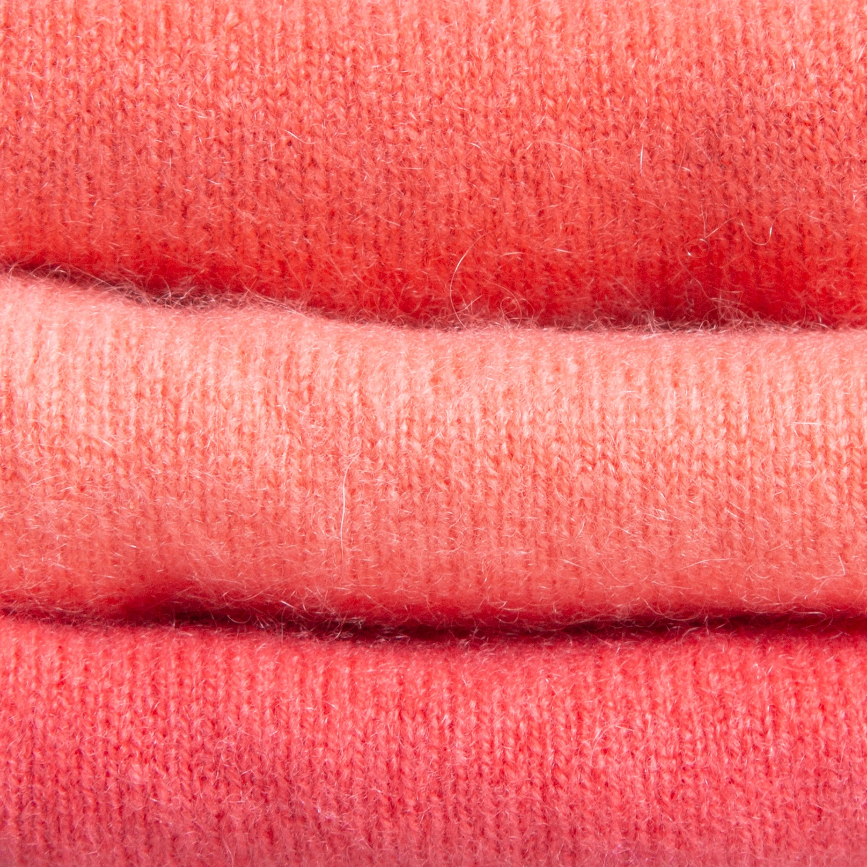 Coral Cashmere Fingerless Gloves