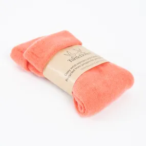 Coral Cashmere Fingerless Gloves