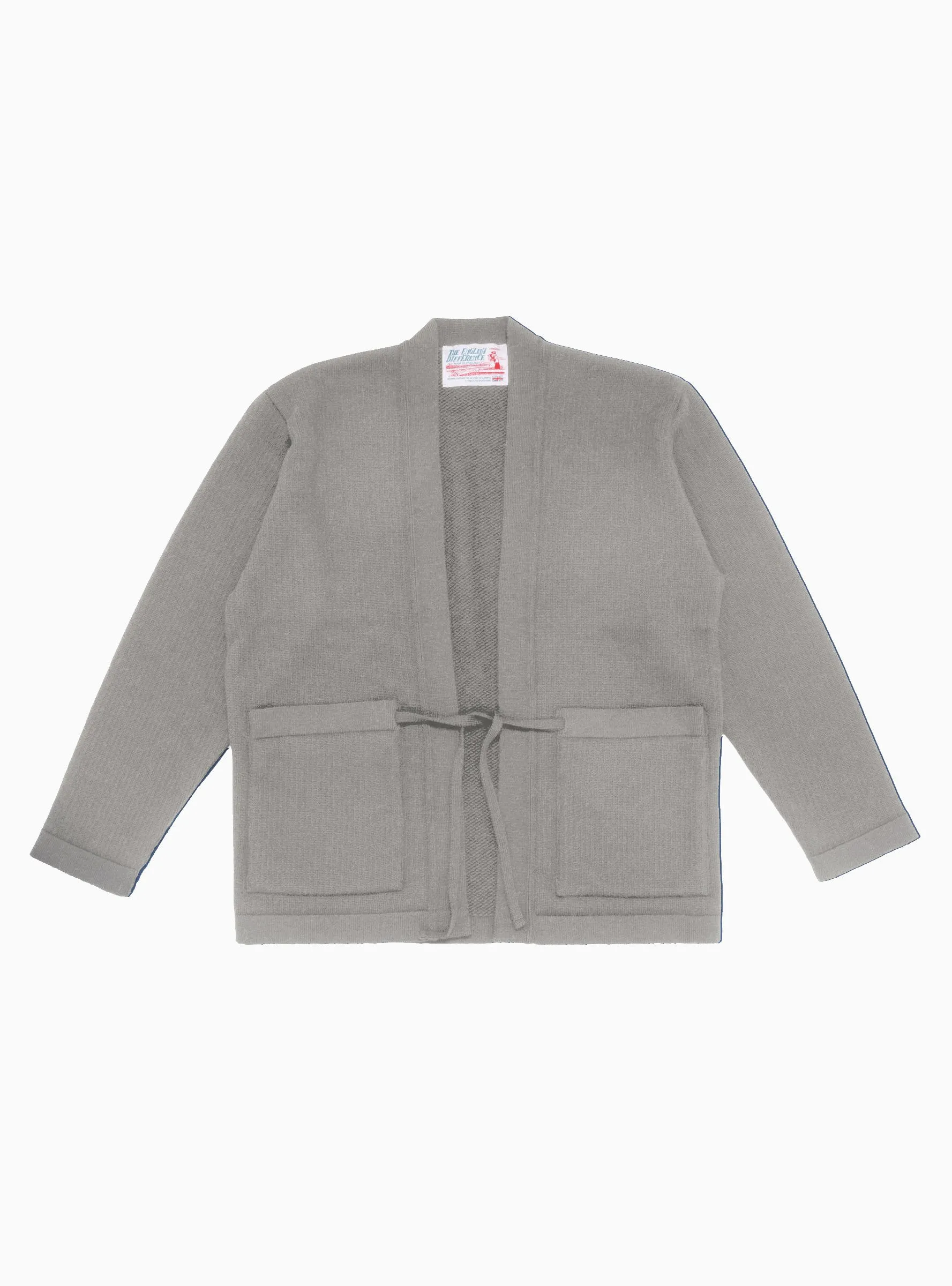 Cotton Open Cardigan Grey