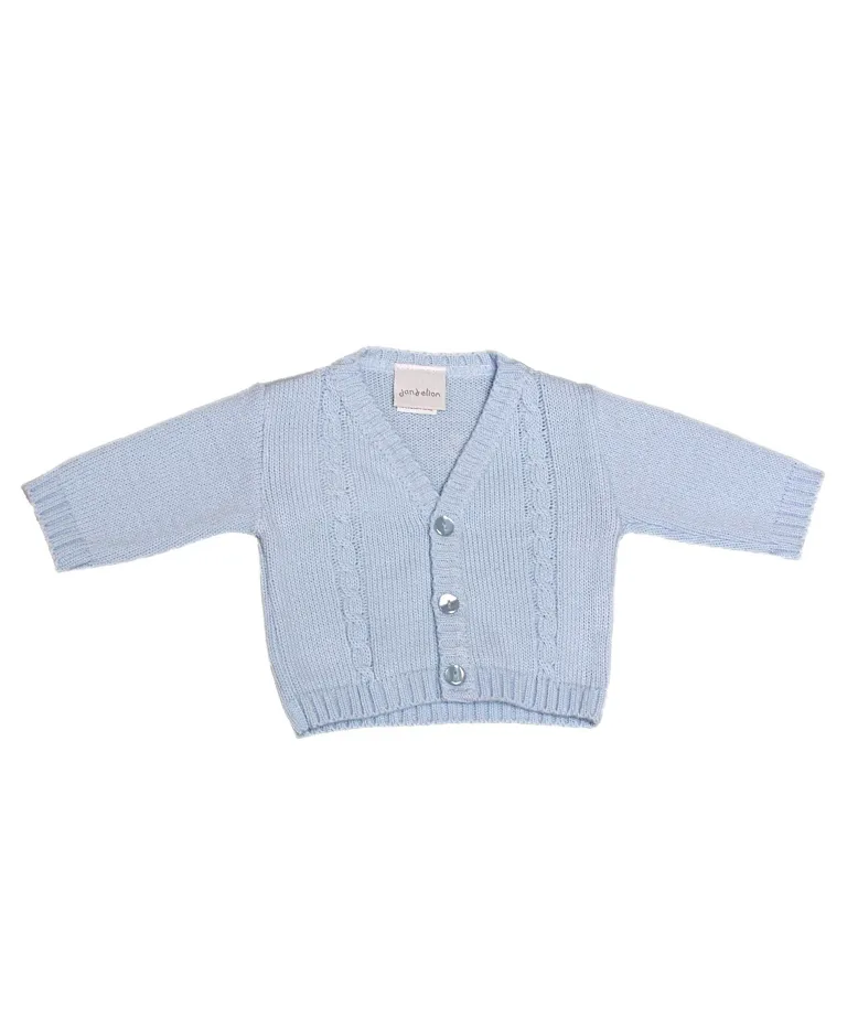 Dandelion Blue Baby Knitted Cardigan