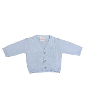 Dandelion Blue Baby Knitted Cardigan