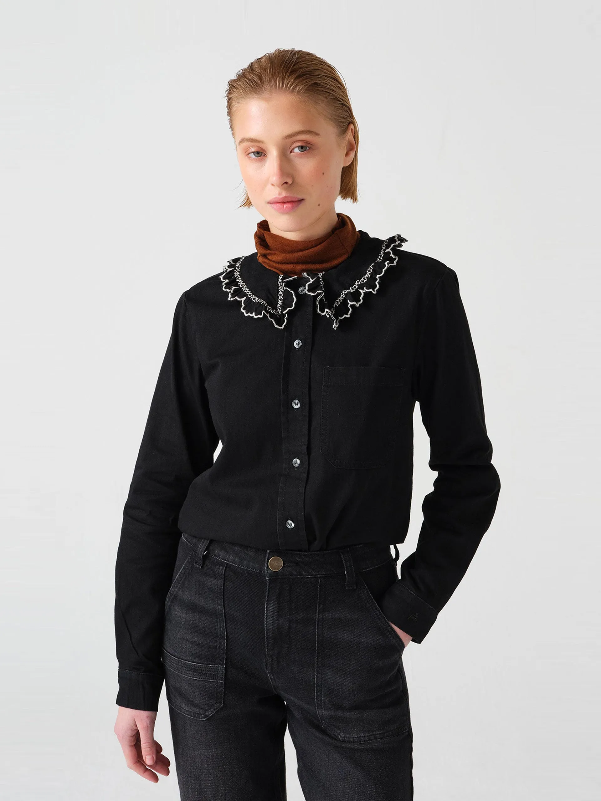 Delilah blouse in black