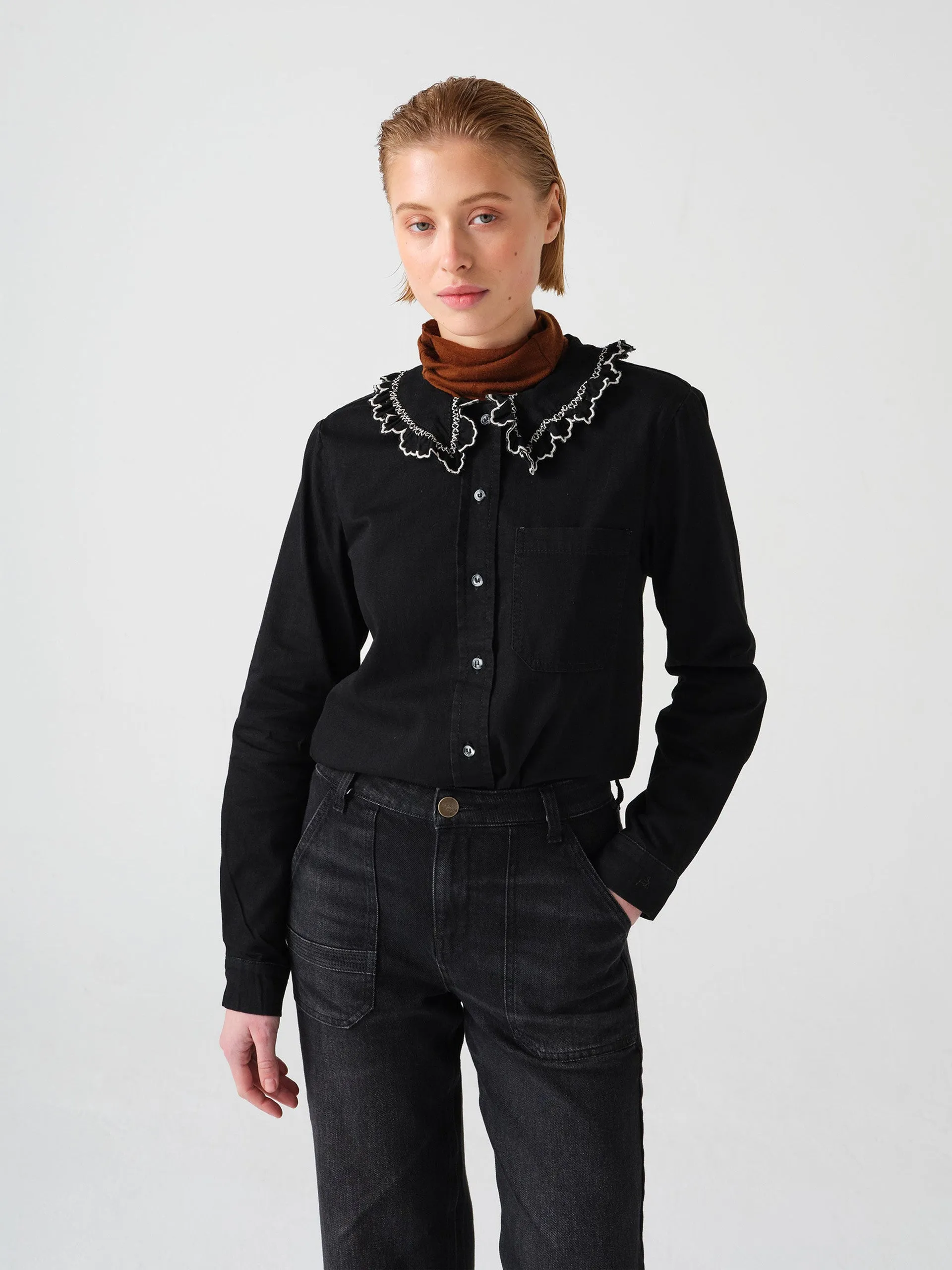 Delilah blouse in black