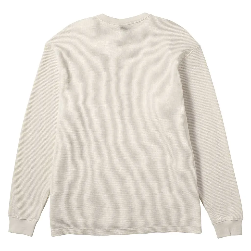 Dickies Tom Knox Thermal Embroidert LS Tee - Cream