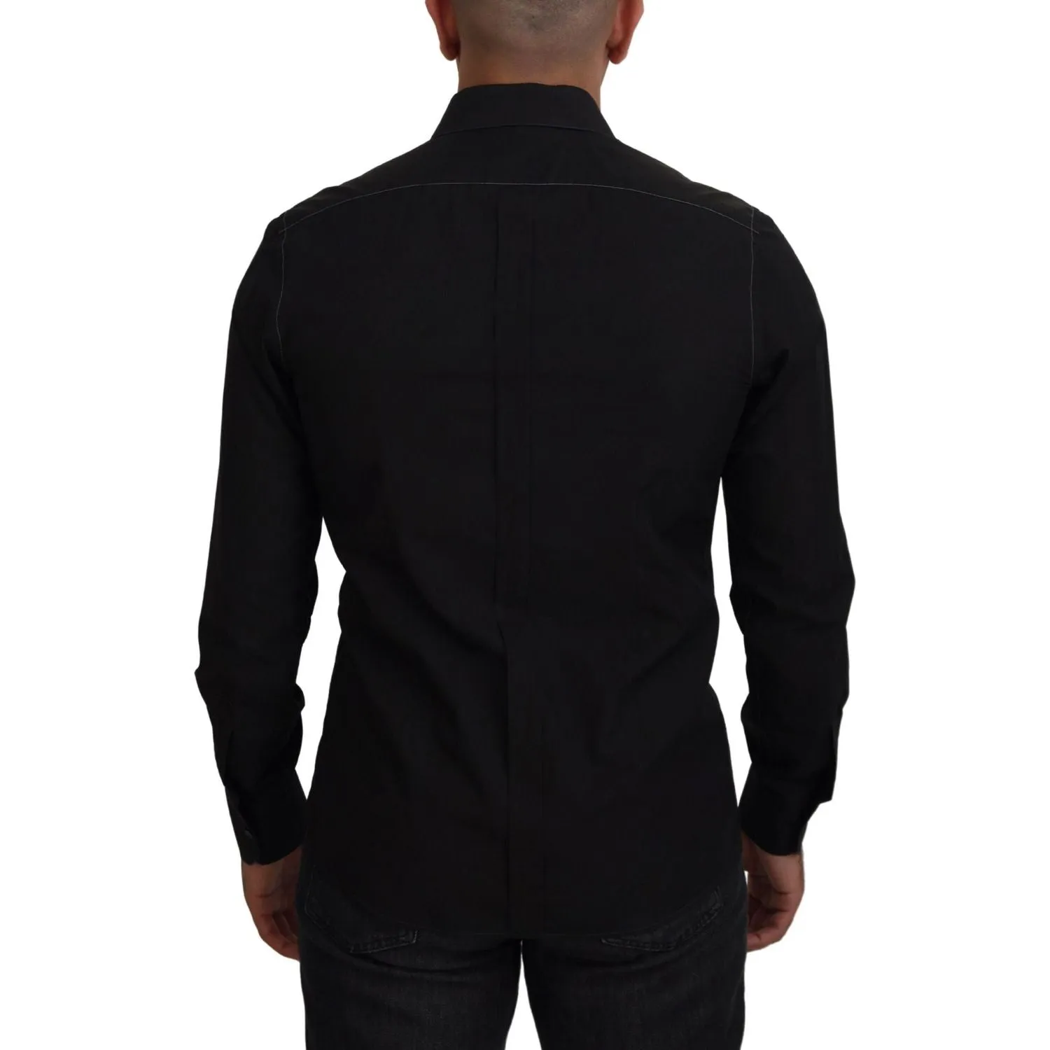 Dolce & Gabbana Elegant Black Formal Cotton Shirt