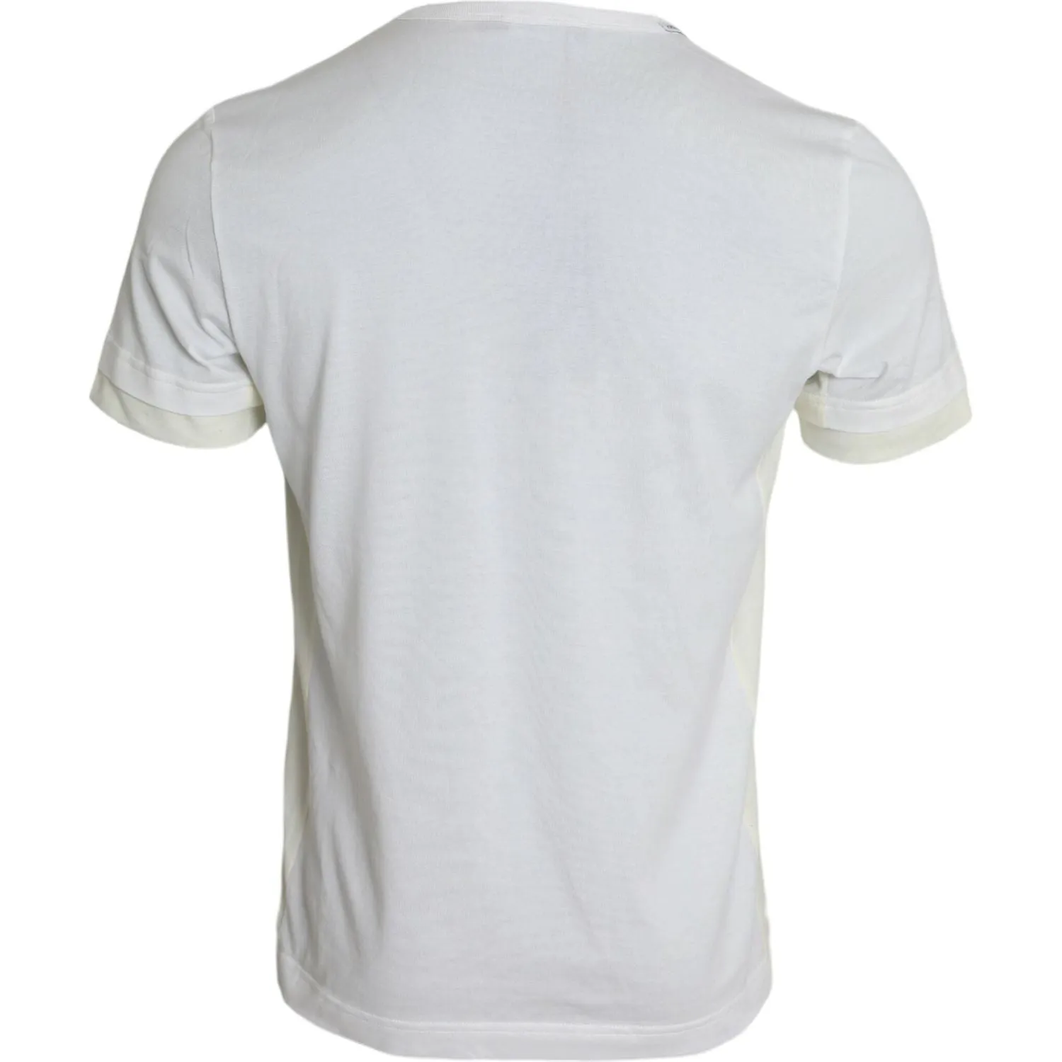 Dolce & Gabbana Elegant White Crew Neck Cotton Tee