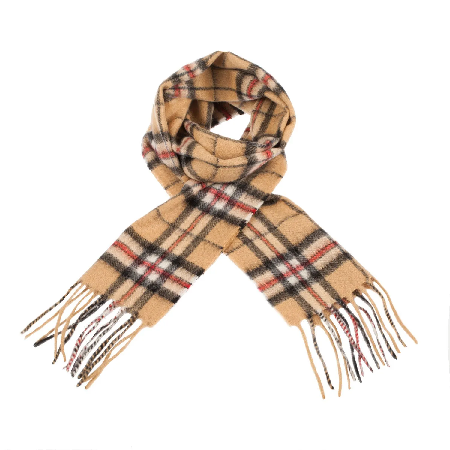 Edinburgh Cashmere Mini Scarf  Thomson Camel