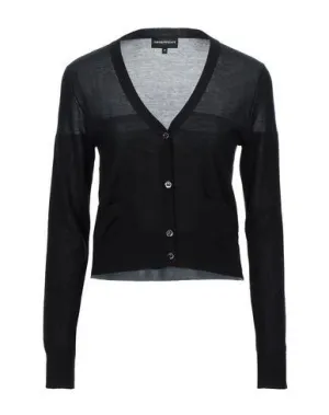 Emporio Armani Women Cardigan Black 12 UK