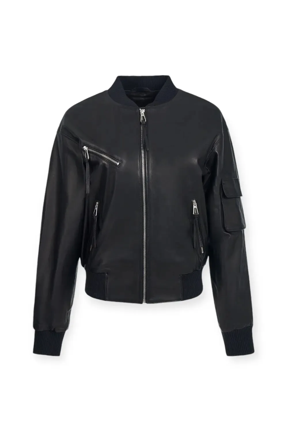 Fabiola Leather B-3 Bomber