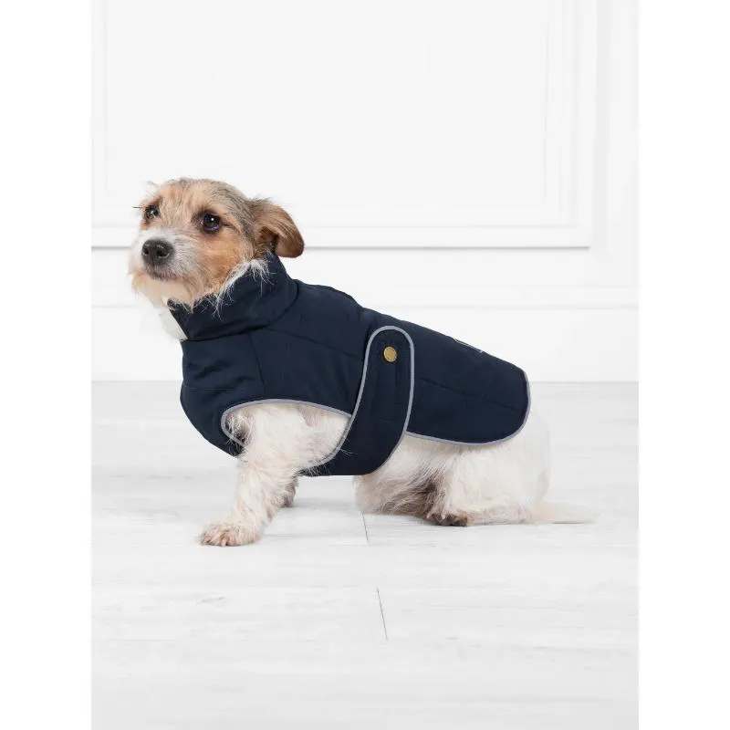 Fairfax & Favor Charlotte Padded Dog Coat - Navy