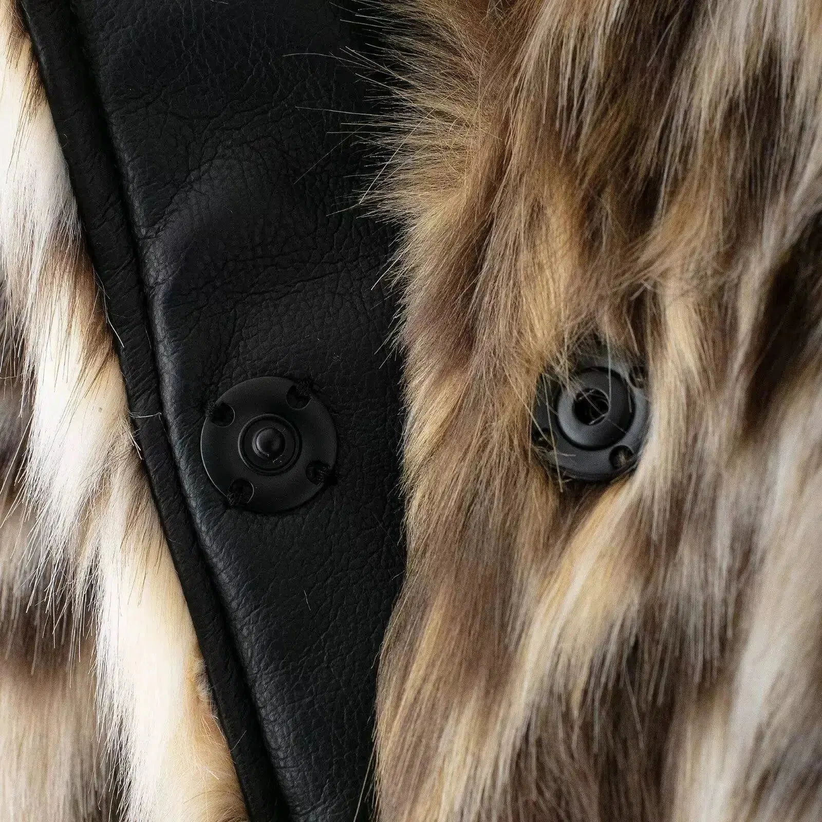 Faux Fur Leopard Print Coat