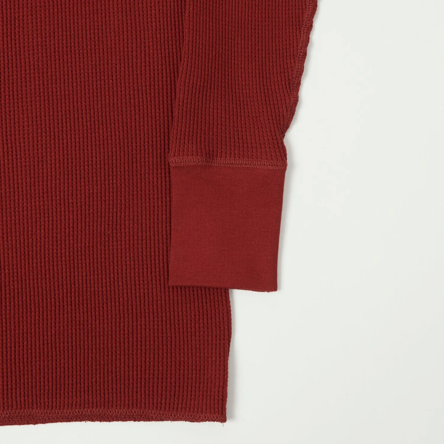 Freewheelers 'Power Wear' Crew Neck Thermal - Earthy Red