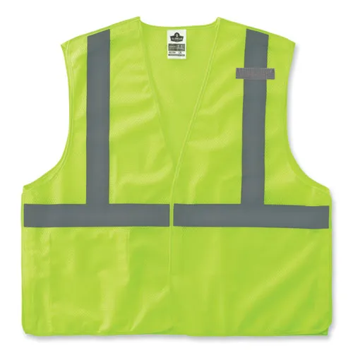 Glowear 8215ba-s Single Size Class 2 Economy Breakaway Mesh Vest, Polyester, 3x-large, Lime, Ships In 1-3 Business Days