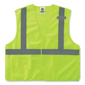 Glowear 8215ba-s Single Size Class 2 Economy Breakaway Mesh Vest, Polyester, 3x-large, Lime, Ships In 1-3 Business Days