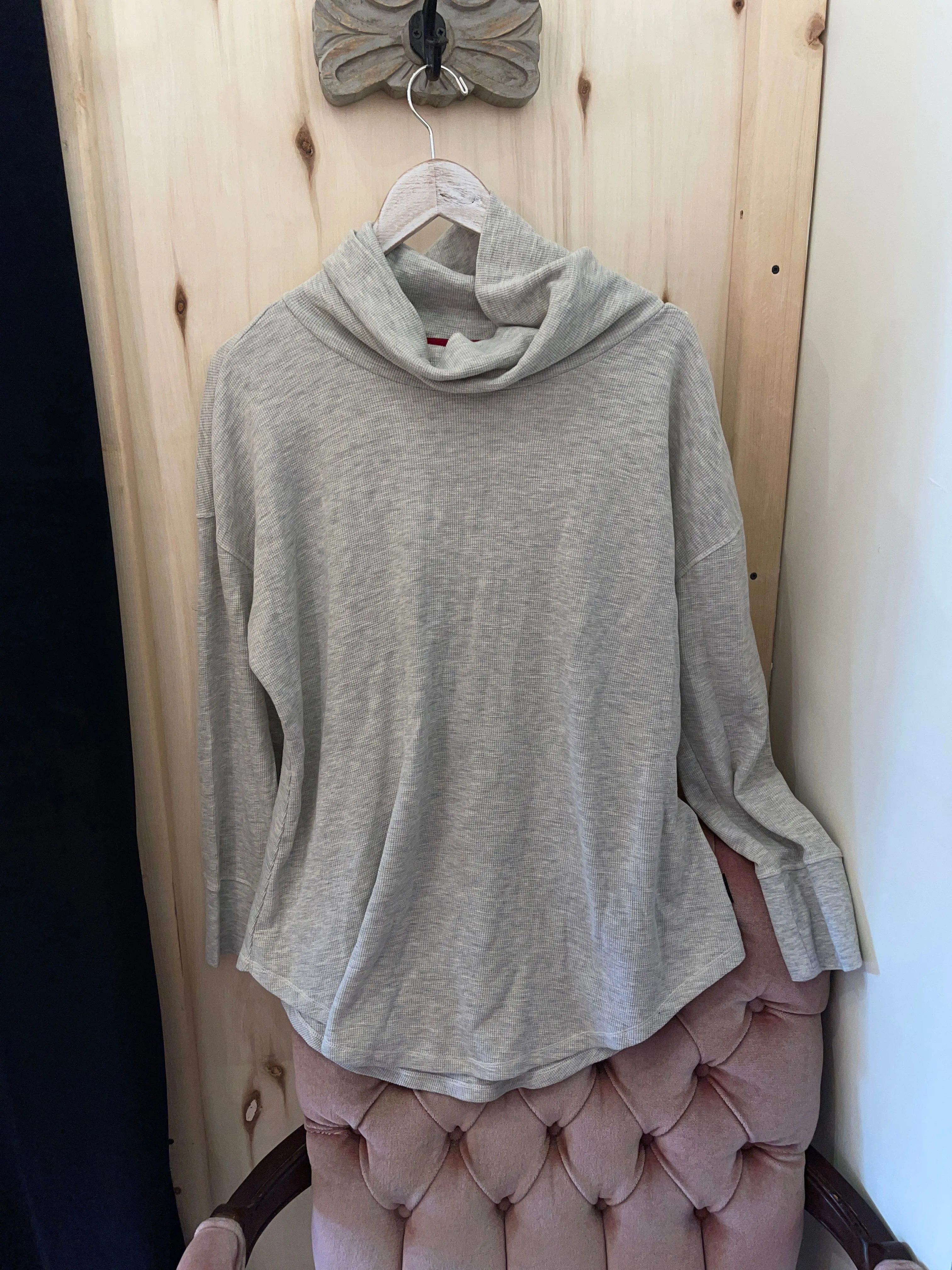 Grey Turtleneck Long Sleeve